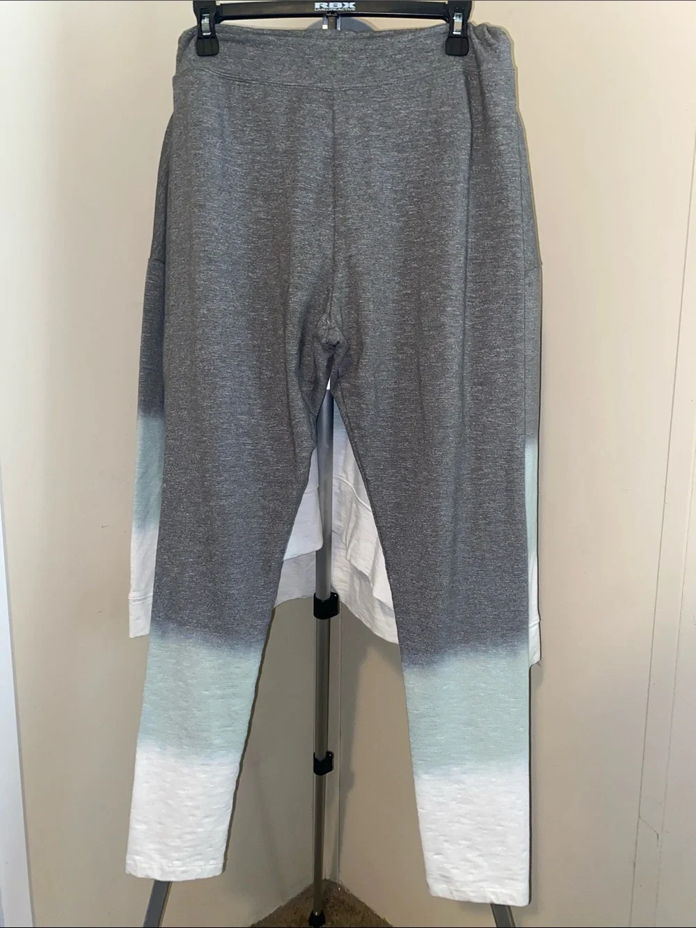 Secret Treasures Gray and White Ombre Crewneck Sweater and Matching Bottoms - Picture 7 of 8